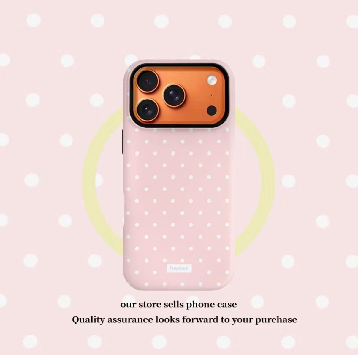 Pink Polka Dot Stars Phone Case