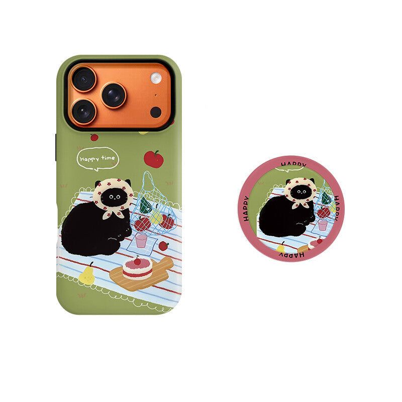 Picnic Kitten Phone Case