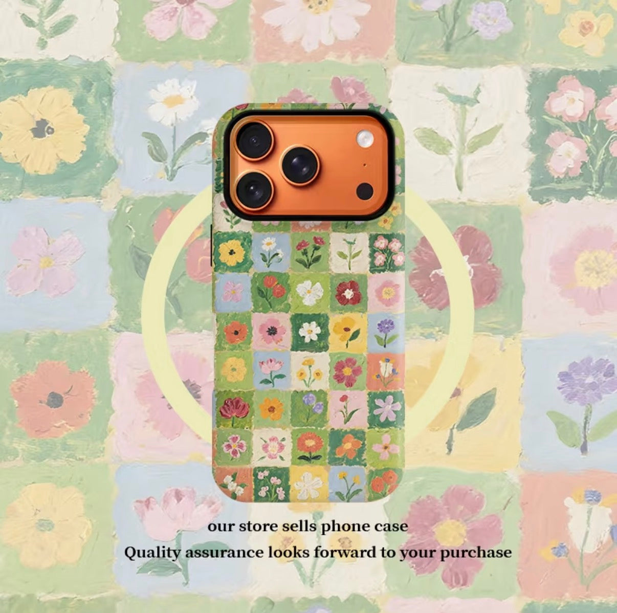 Monet Patchwork Flower Phone Case