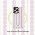 Simple Pink Striped Phone Case