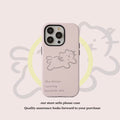 Pink Minimalist Cat Phone Case