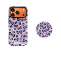 Purple Leopard Print Phone Case