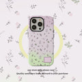 Spring-Themed Gradient Flower Phone Case