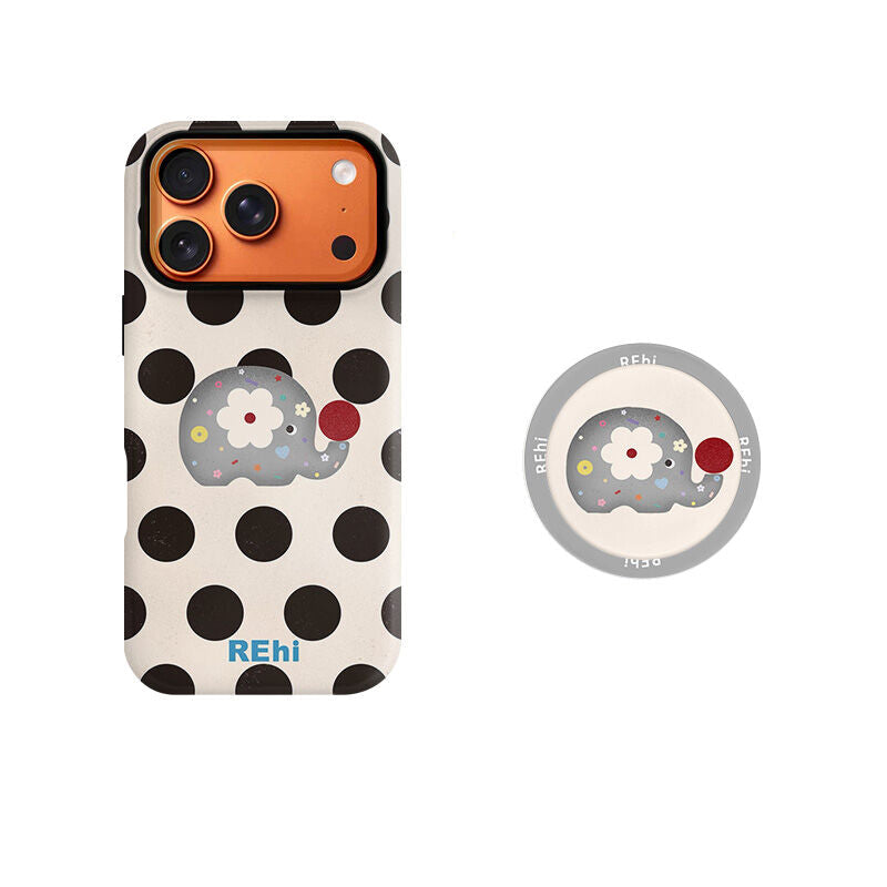 Polka Dot Elephant Phone Case