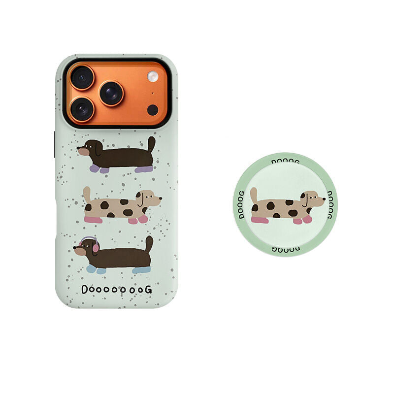 Three Dachshund Phone Case – Casevra Three Dachshund Phone Case – Casevra