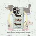 Three Dachshund Phone Case