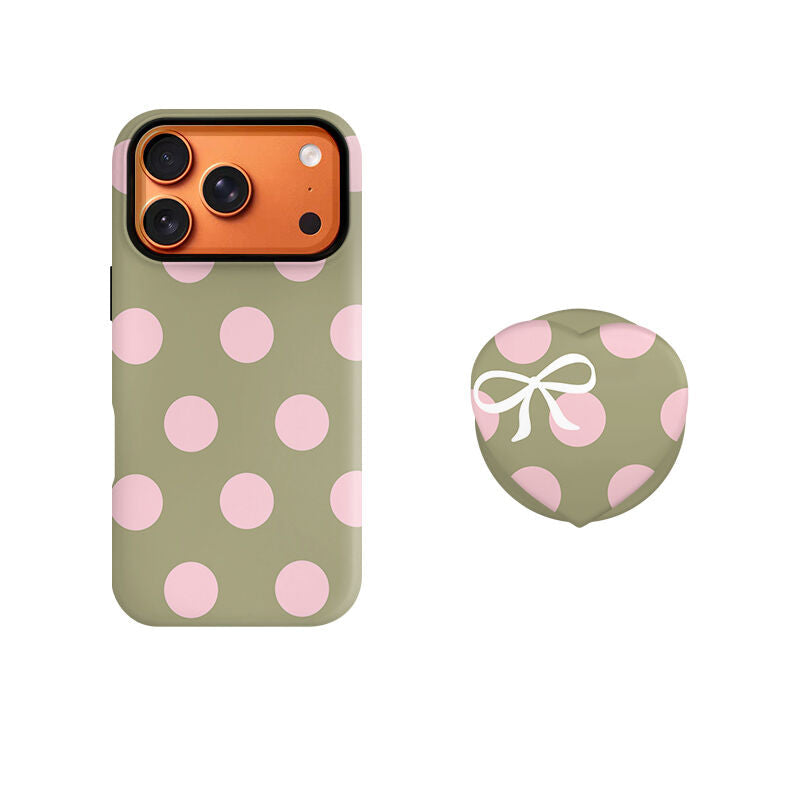 Pink Polka-Dot Phone Case