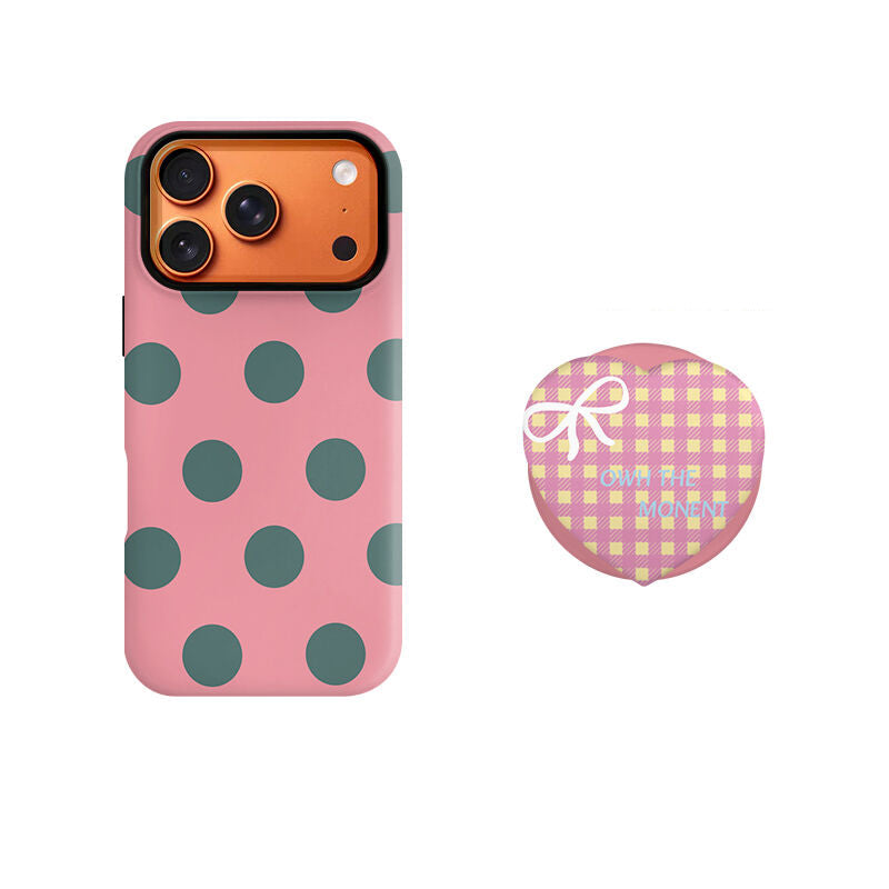 Green Polka-Dot Phone Case
