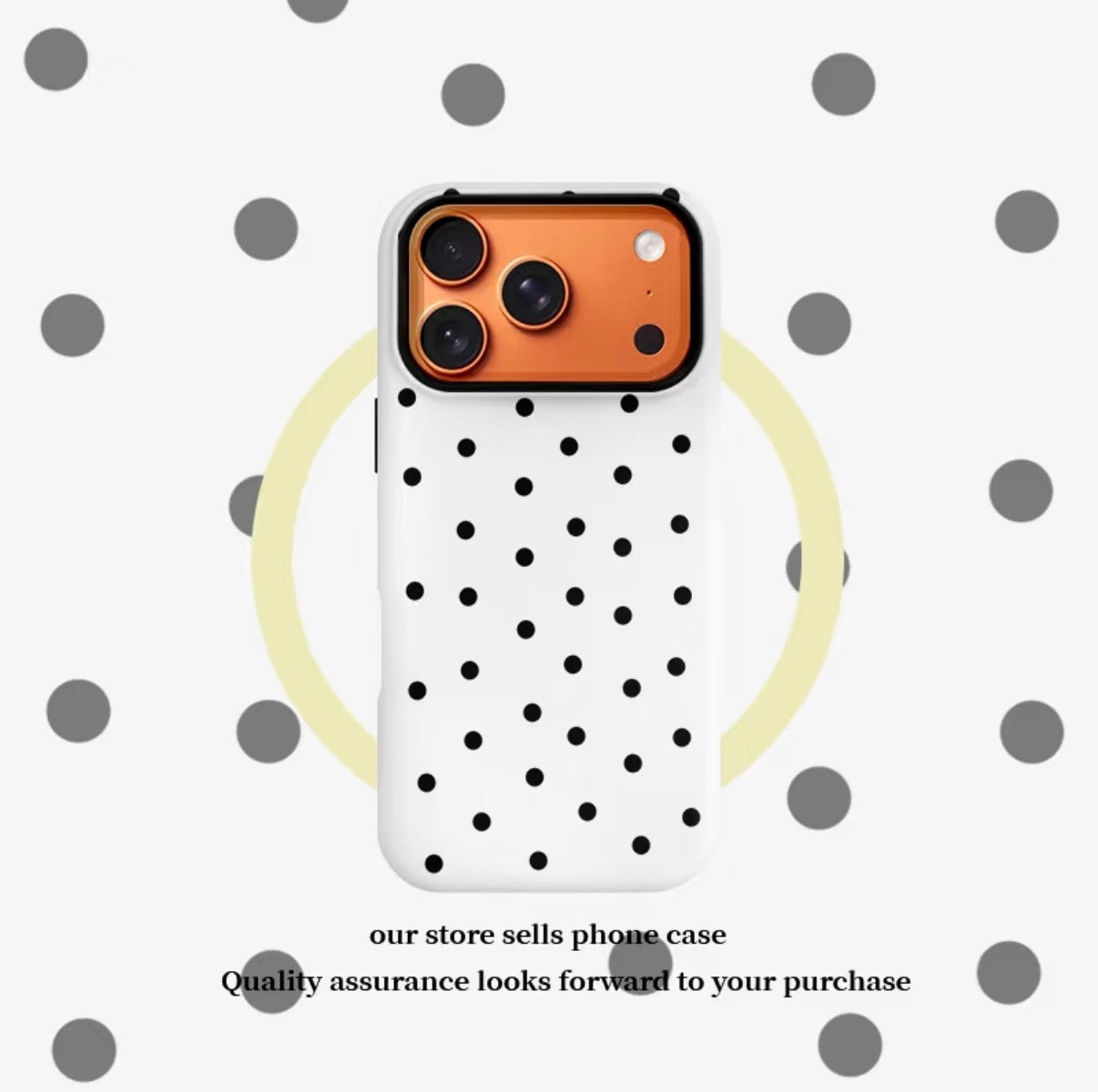 Polka-Dot Bow Phone Case