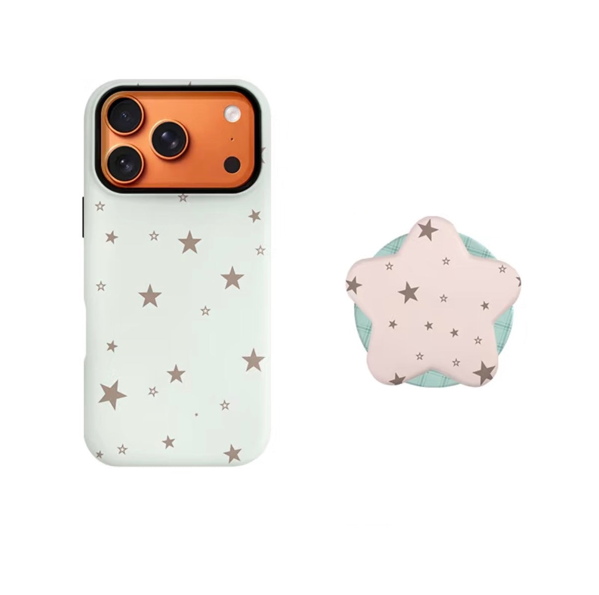 Mint Green Star Phone Case