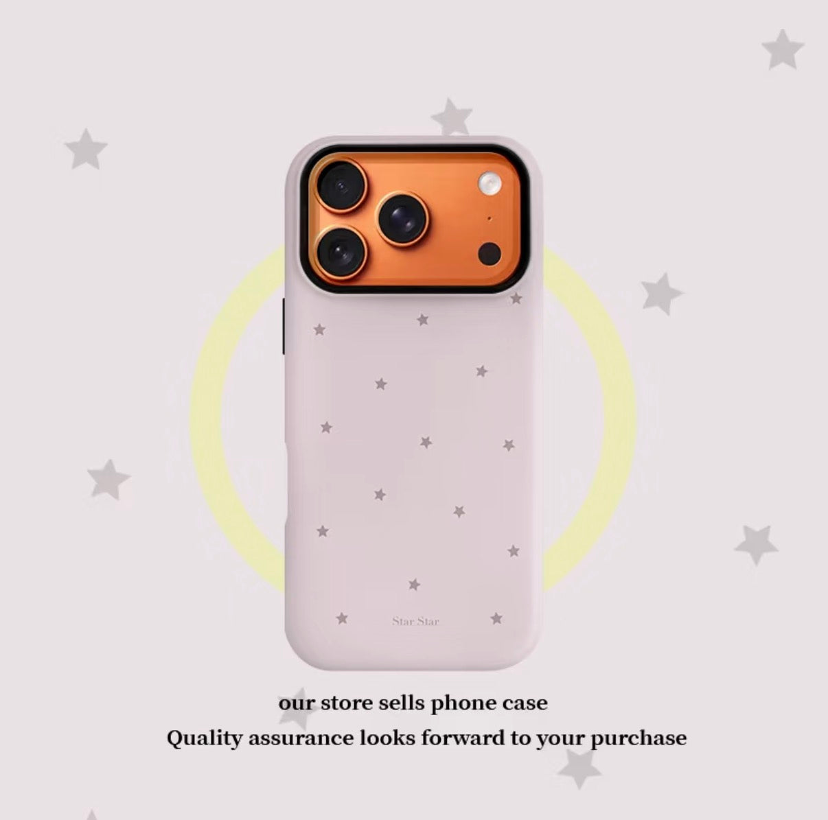 Light Purple Star Phone Case