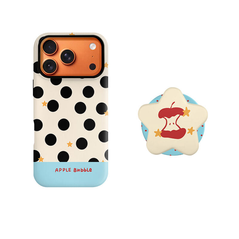 Polka Dot Apple Star Phone Case