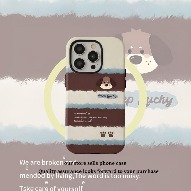 Retro Puppy Phone Case