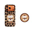 Leopard Print Puppy Phone Case