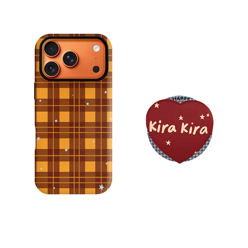 Brown Plaid Phone Case
