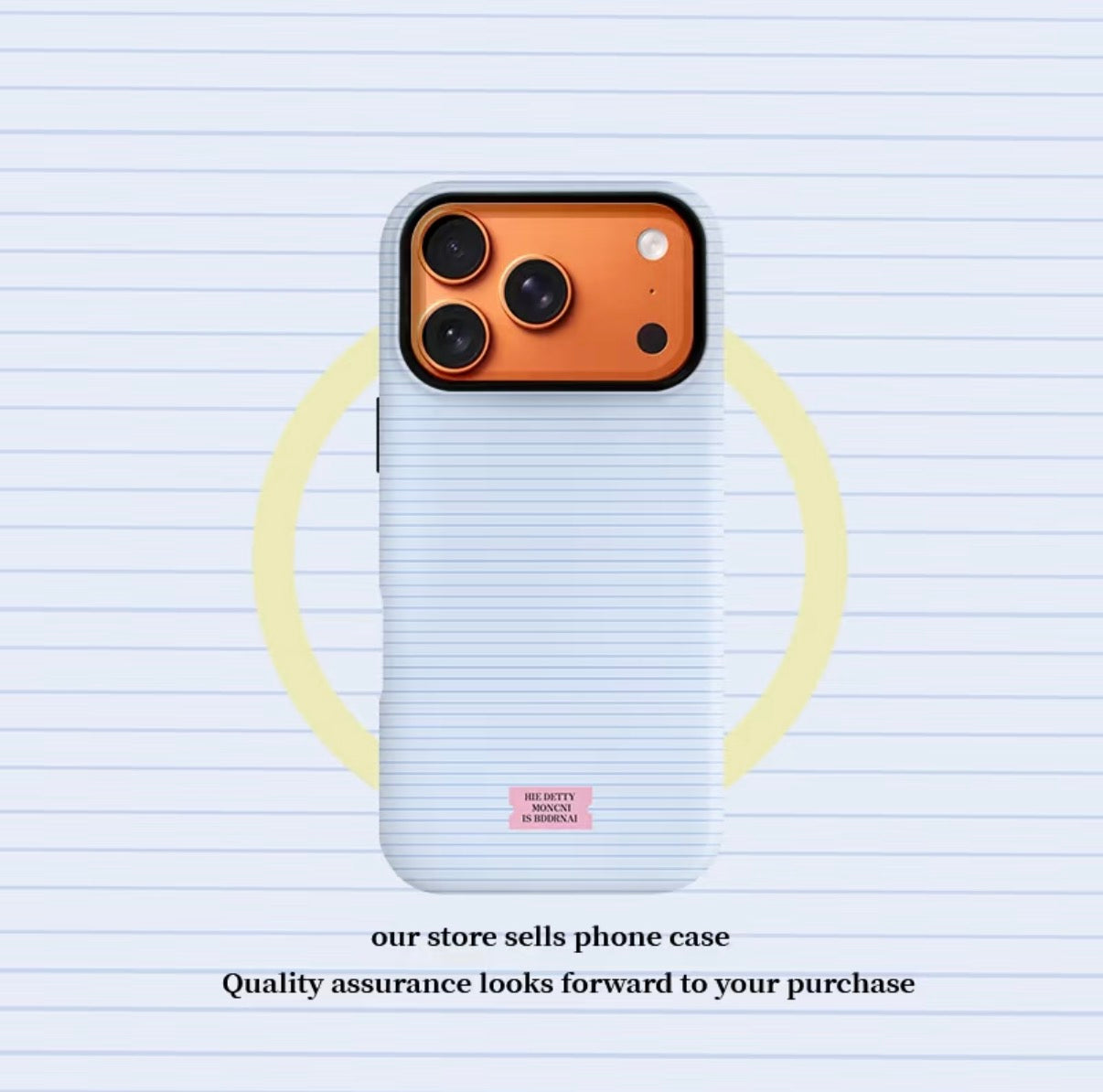 Blue Striped Phone Case