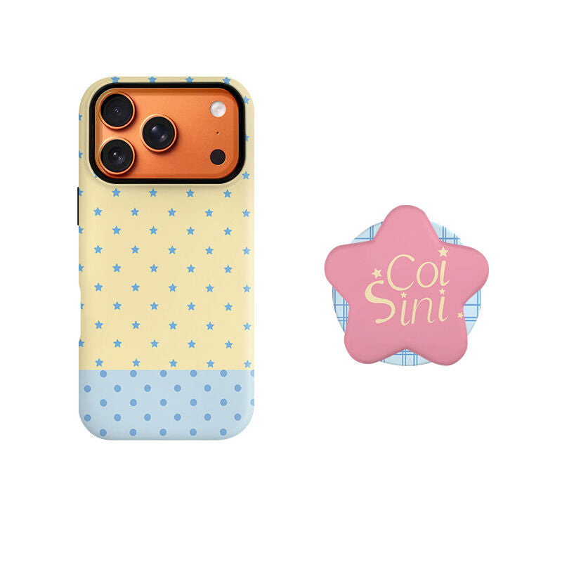 Yellow and Blue Star Phone Case