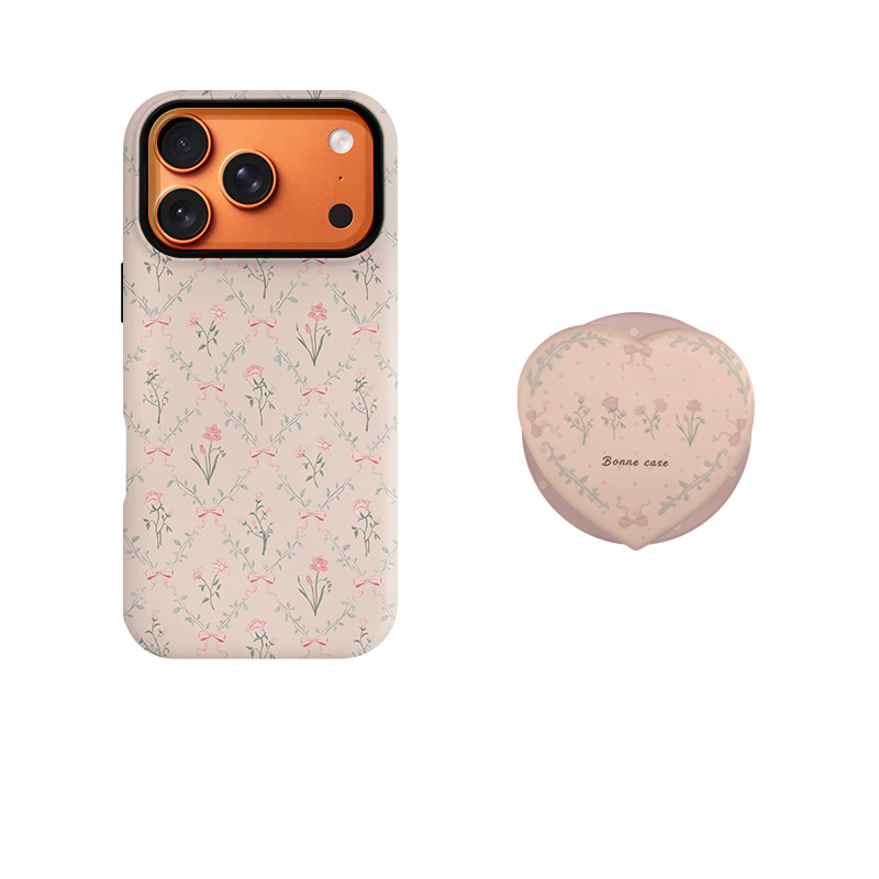 Coquette Floral Bow Phone Case