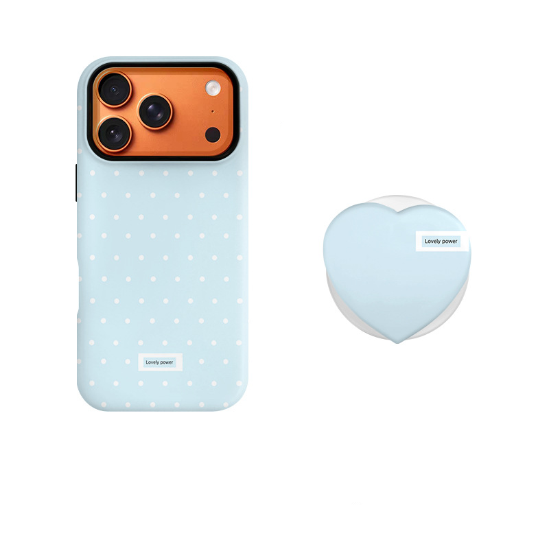 Baby Blue Polka Dot Phone Case