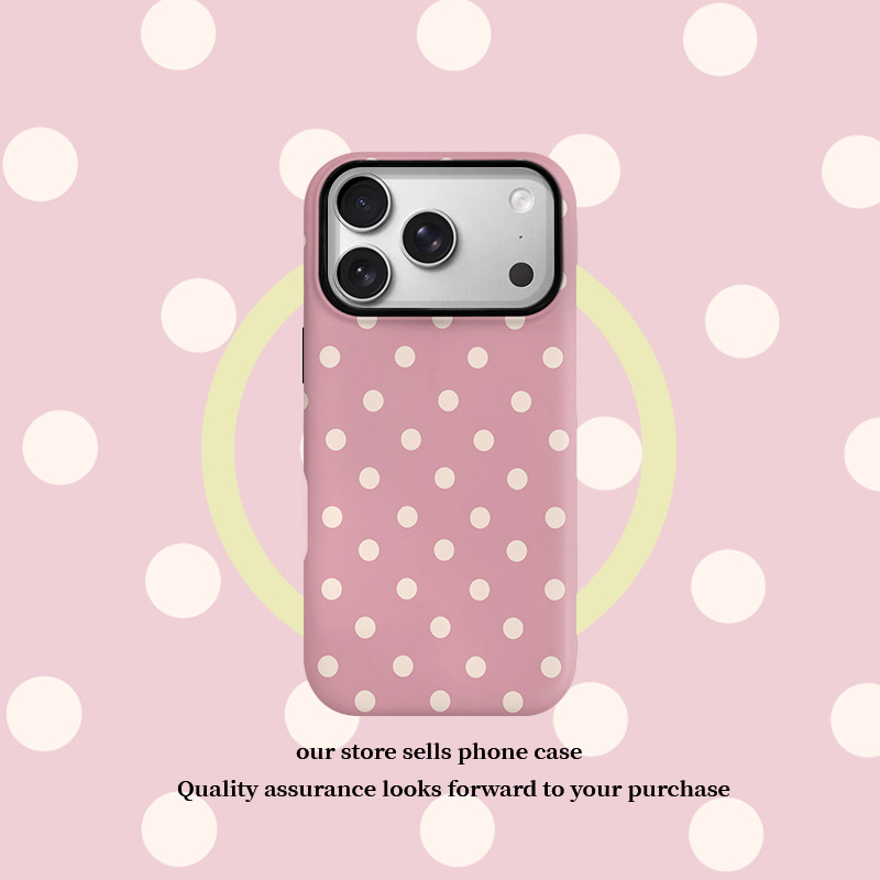 Soft Pink Polka Dot Phone Case