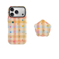 Pastel Plaid Stars Phone Case