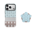 Blue Patchwork Plaid Phone Case