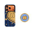 Striped Heart Bear Phone Case