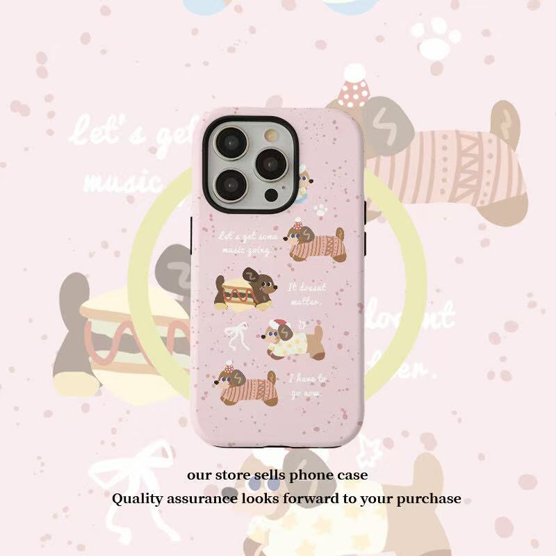 Cute Pink Puppy Phone Case