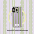 Purple Striped Phone Case